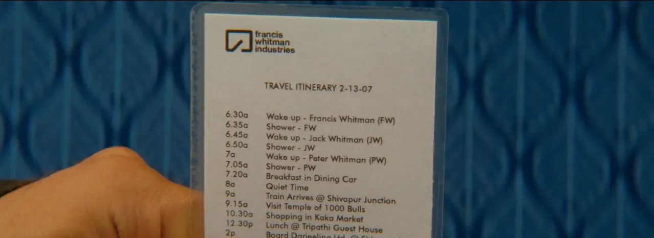 Travel Itinerary Card