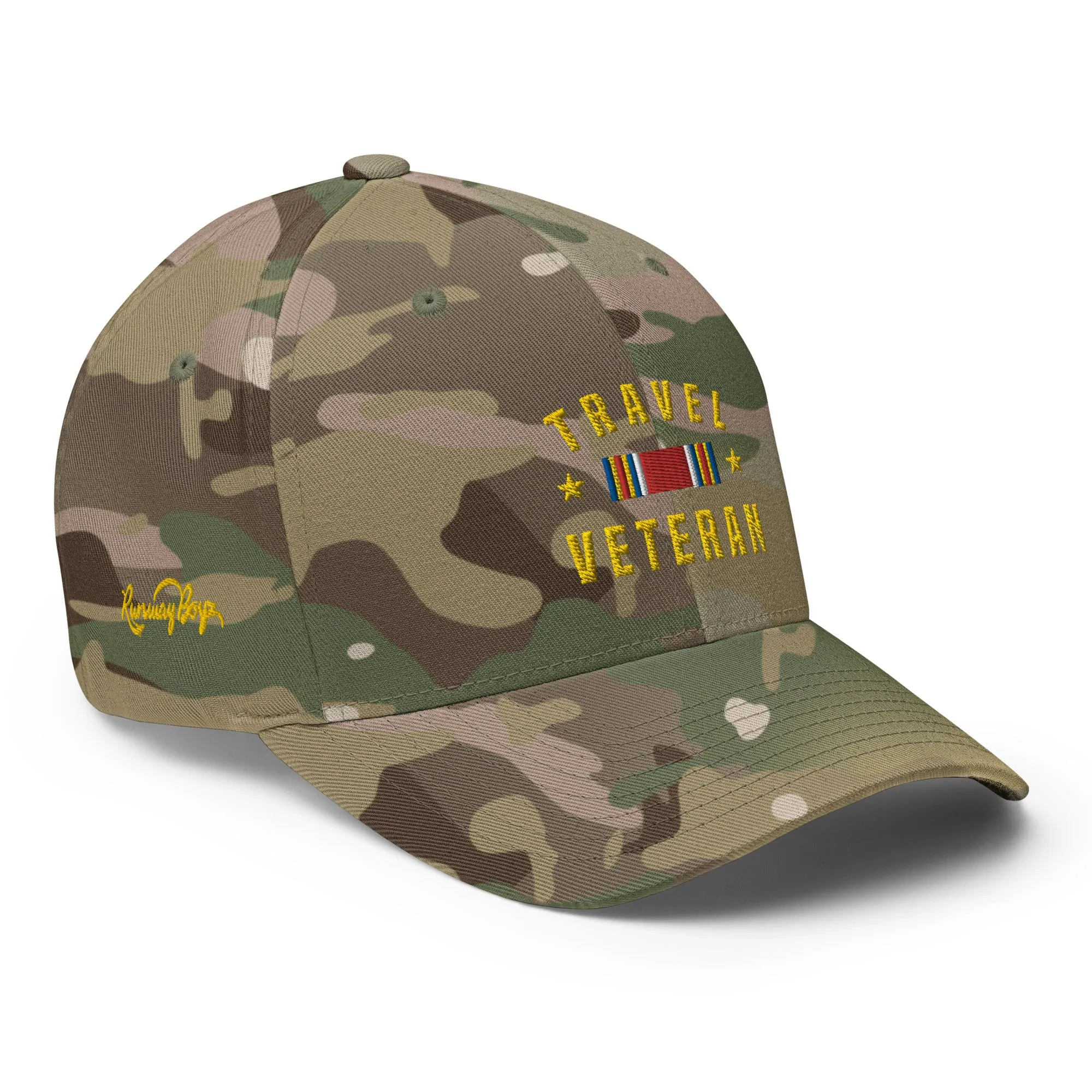 Travel Veteran FlexFit Cap