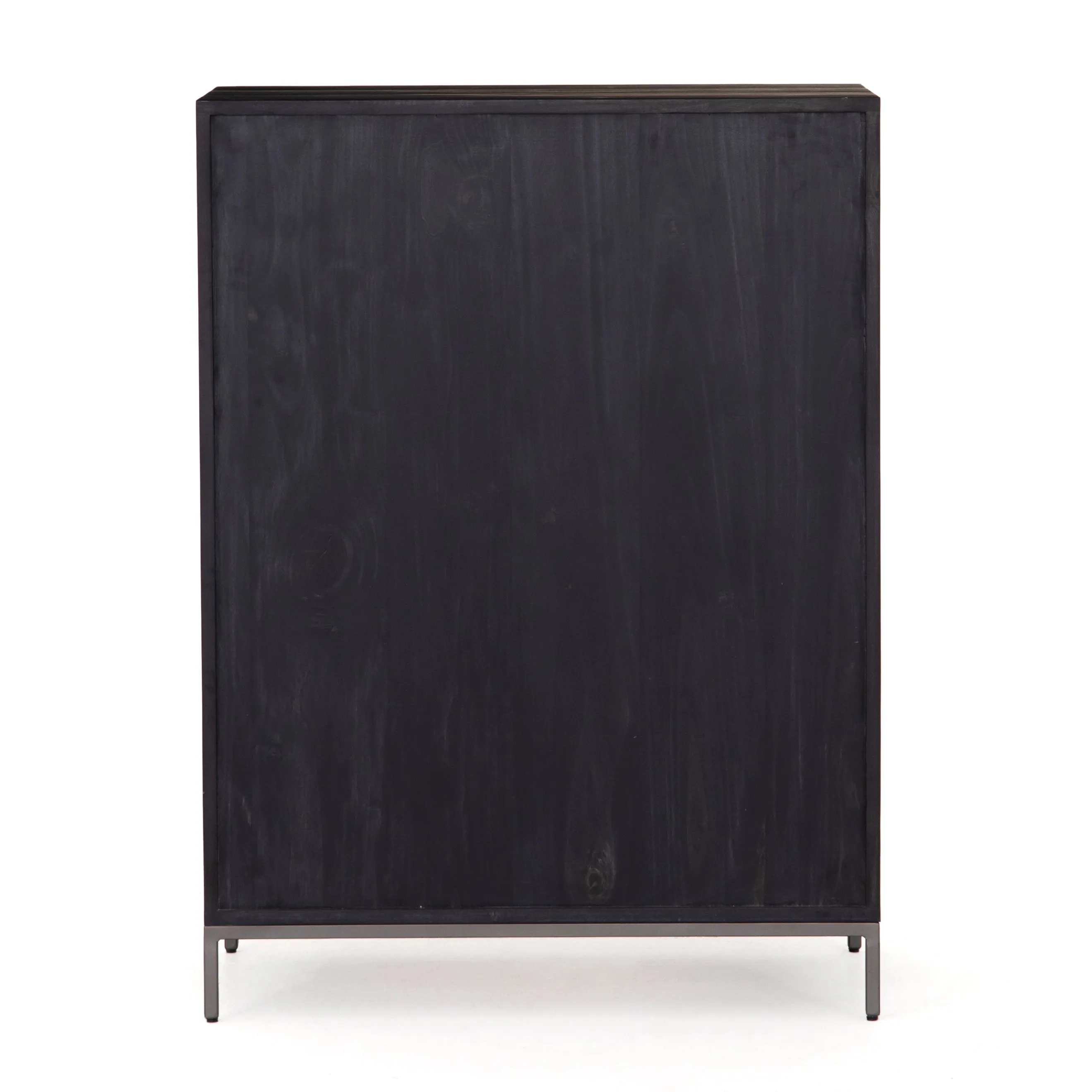 Trey 5 Drawer Dresser-Black Wash Poplar