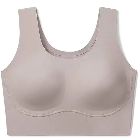 True &amp; Co NWT True Body Lift Scoop Neck Bra in Mink Size XS