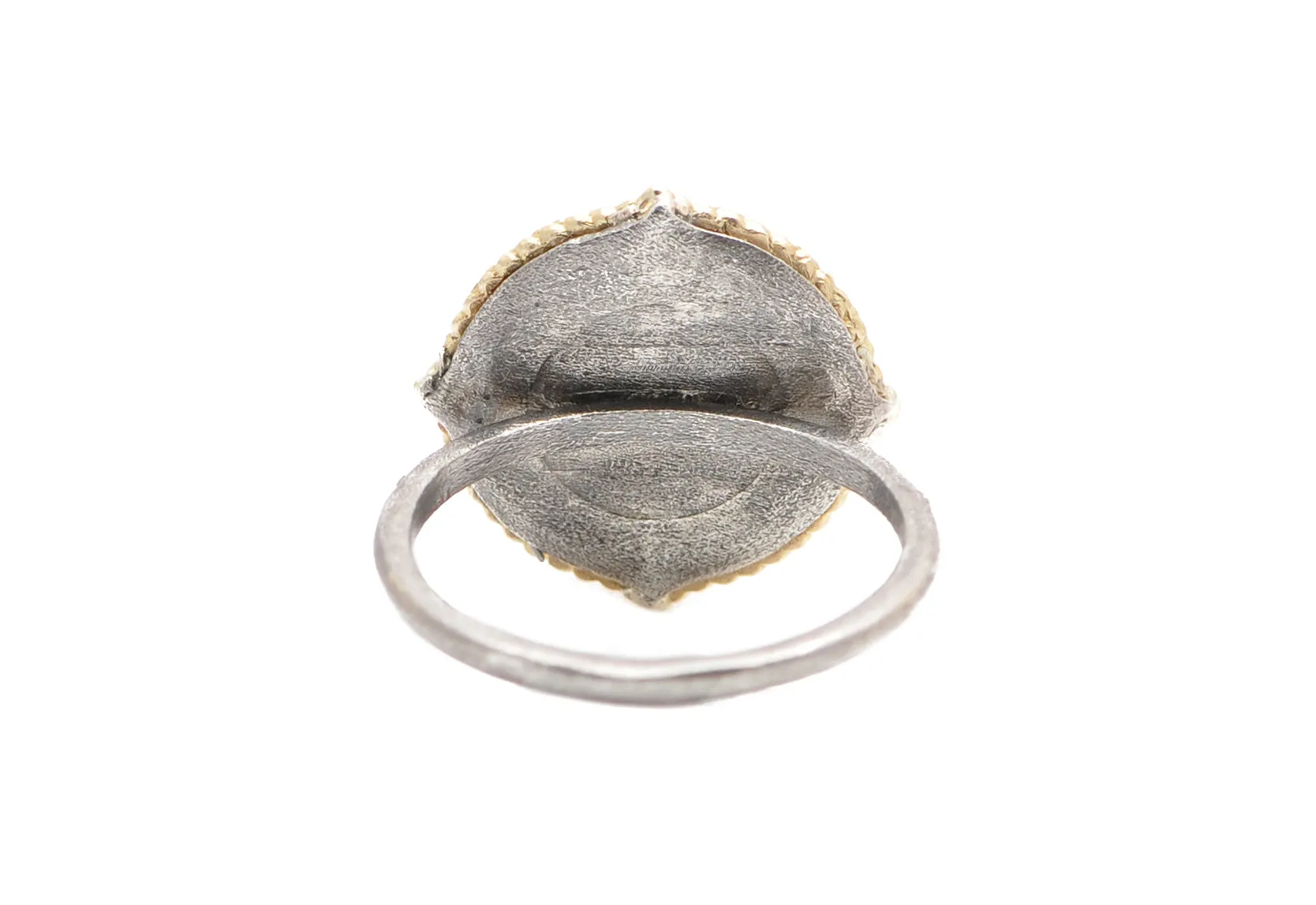Turquoise Round Pointed Statement Ring