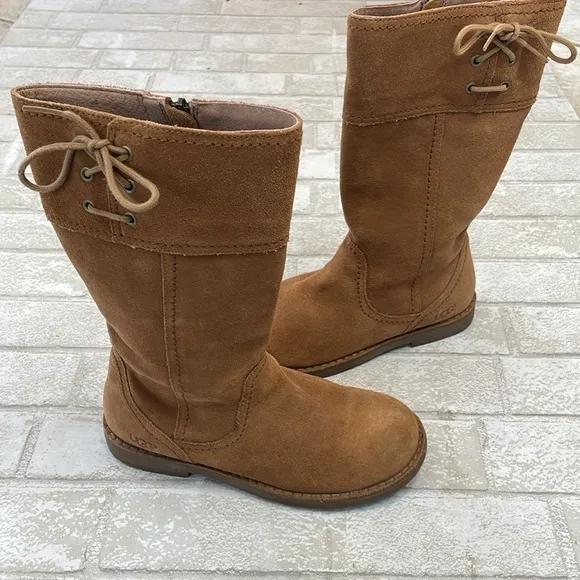 Ugg brown suede leather boots