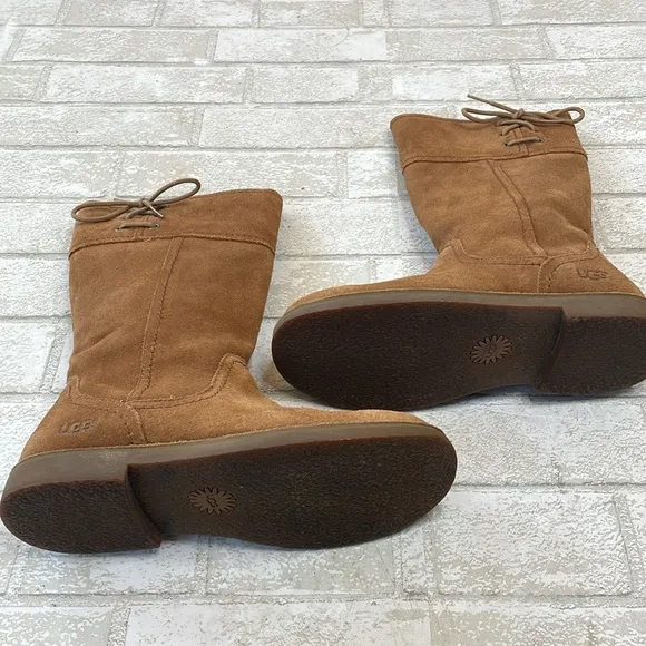 Ugg brown suede leather boots