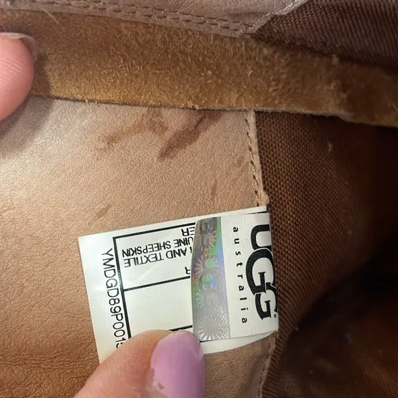 Ugg brown suede leather boots