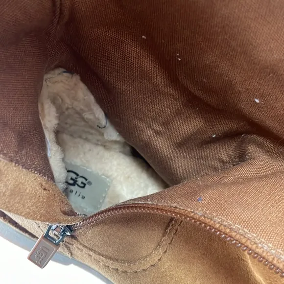 Ugg brown suede leather boots