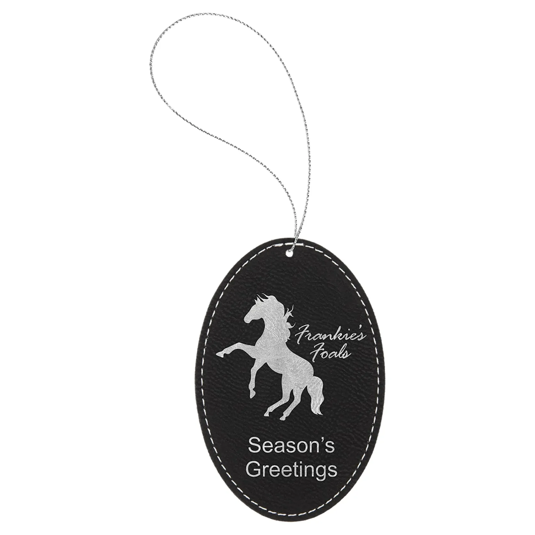Vegan Leather Ornament - Multiple Shapes