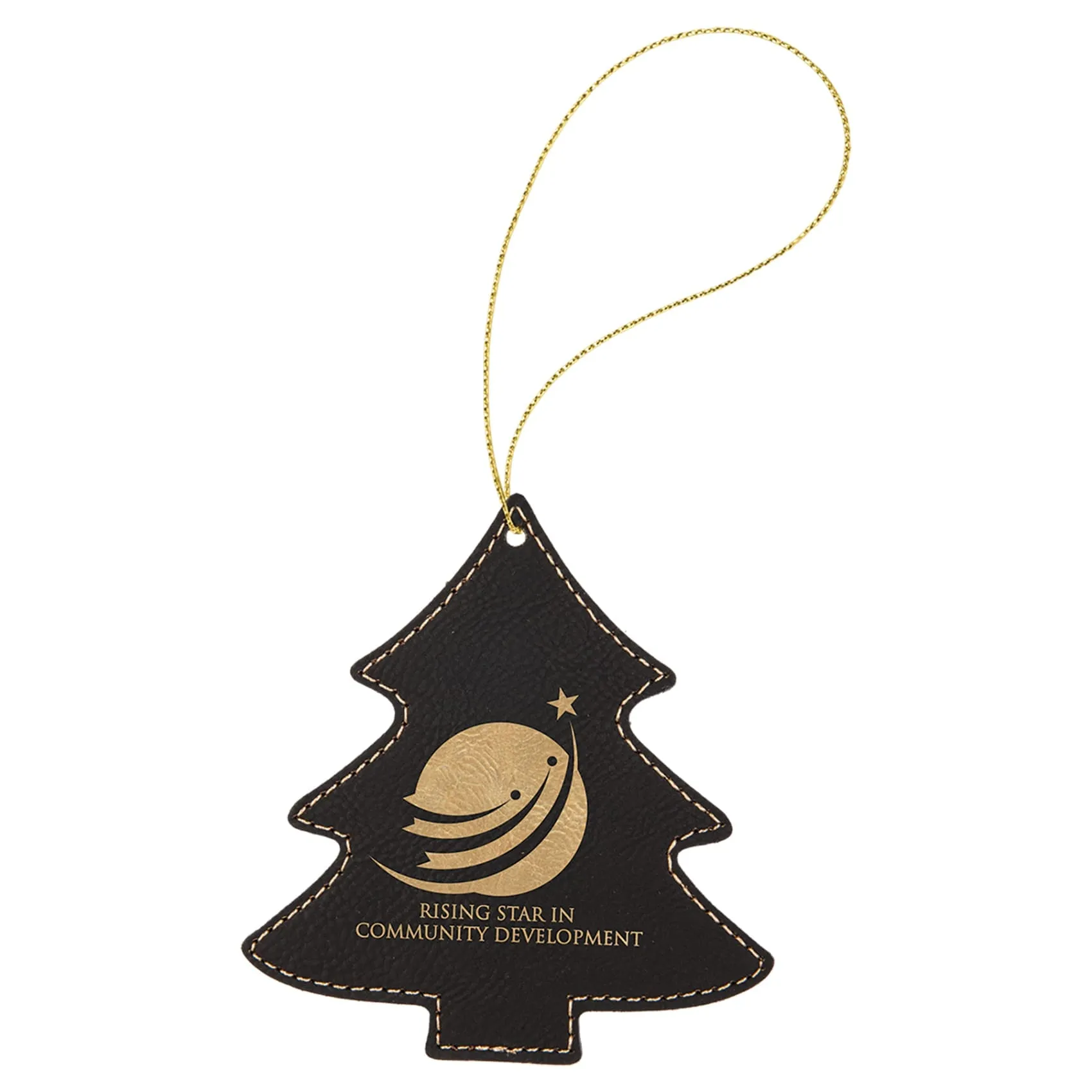 Vegan Leather Ornament - Multiple Shapes