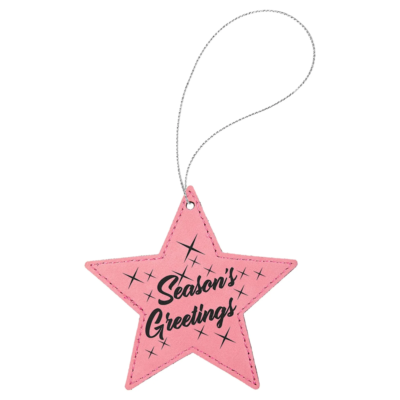 Vegan Leather Ornament - Multiple Shapes