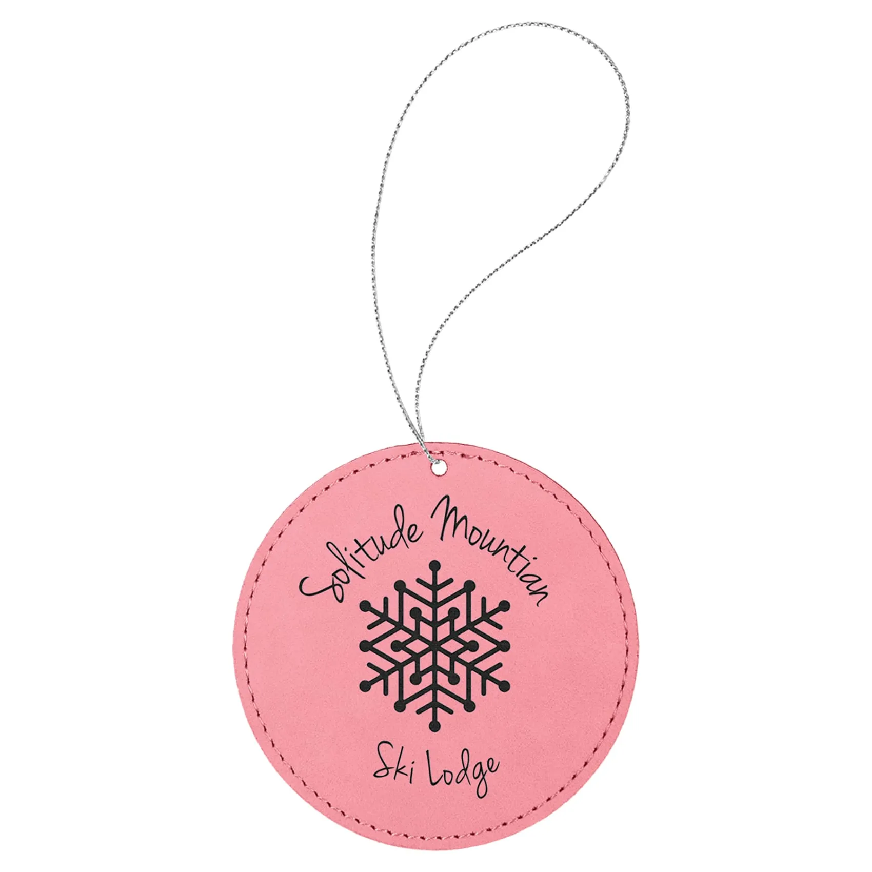 Vegan Leather Ornament - Multiple Shapes