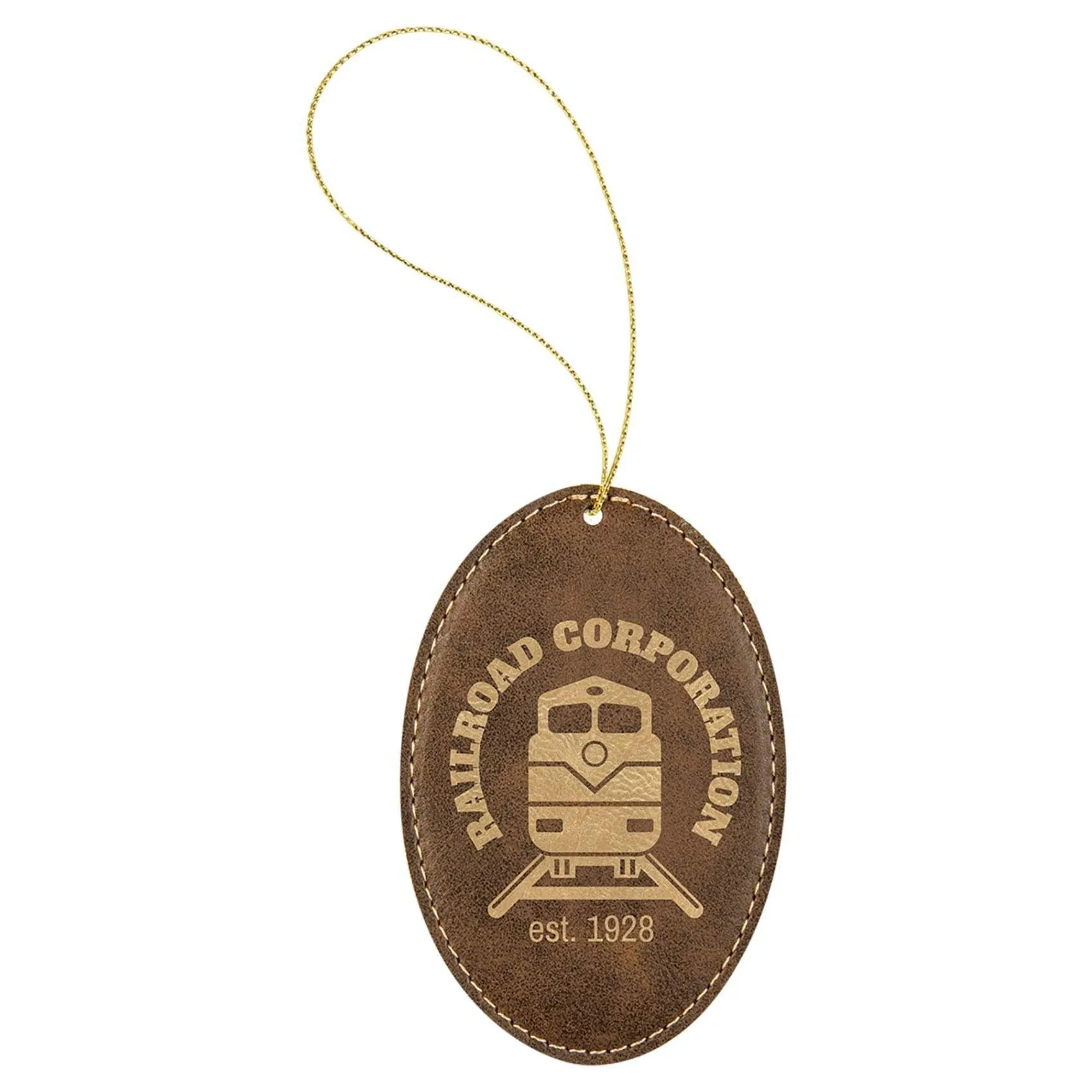 Vegan Leather Ornament - Multiple Shapes