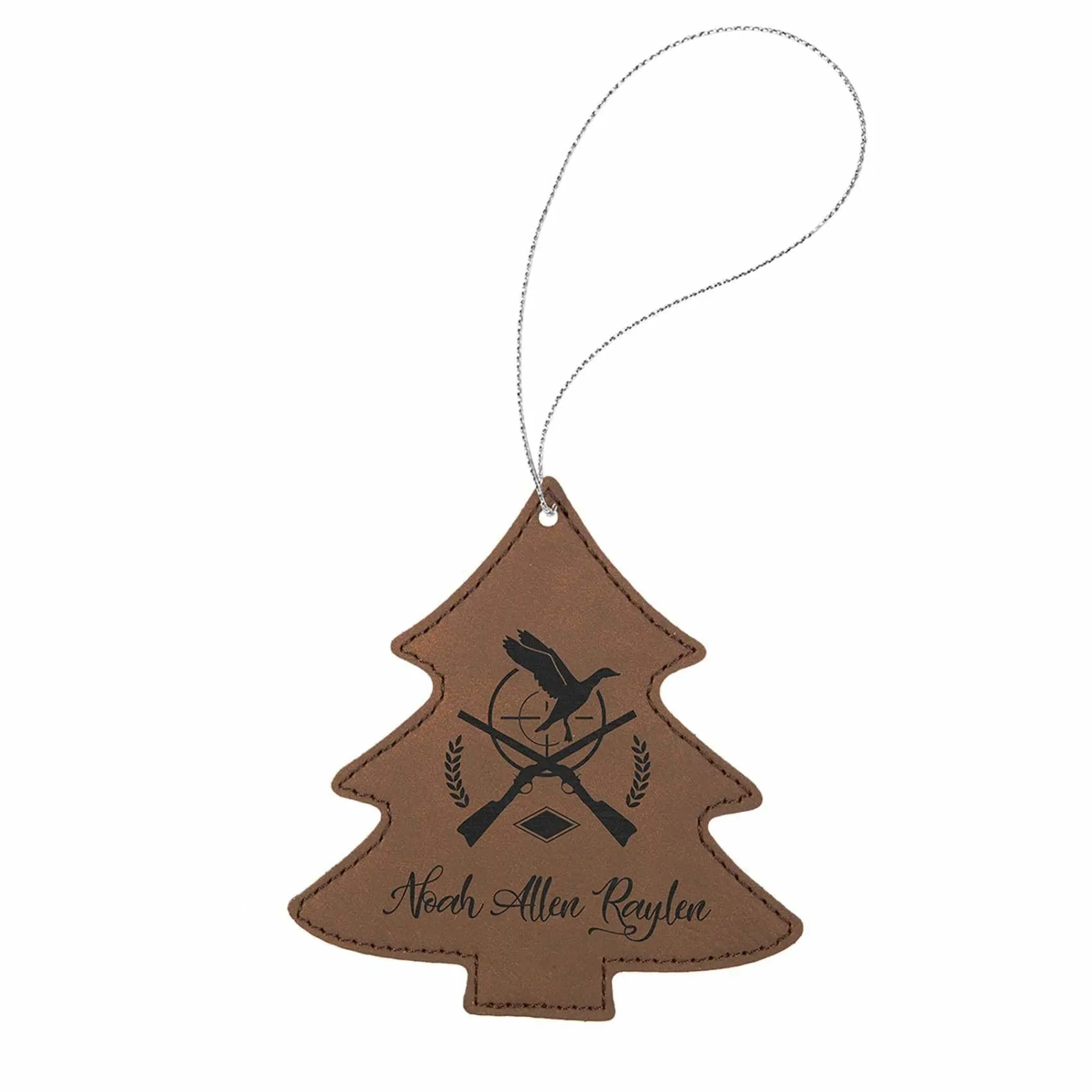 Vegan Leather Ornament - Multiple Shapes