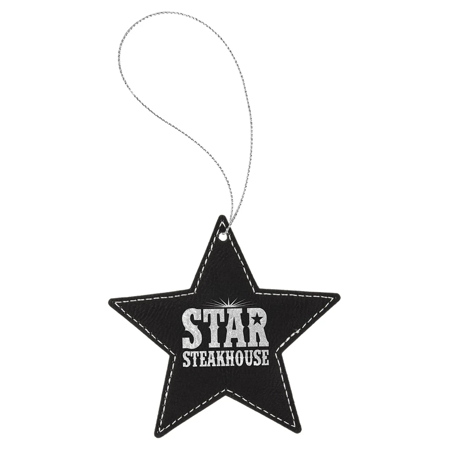 Vegan Leather Ornament - Multiple Shapes