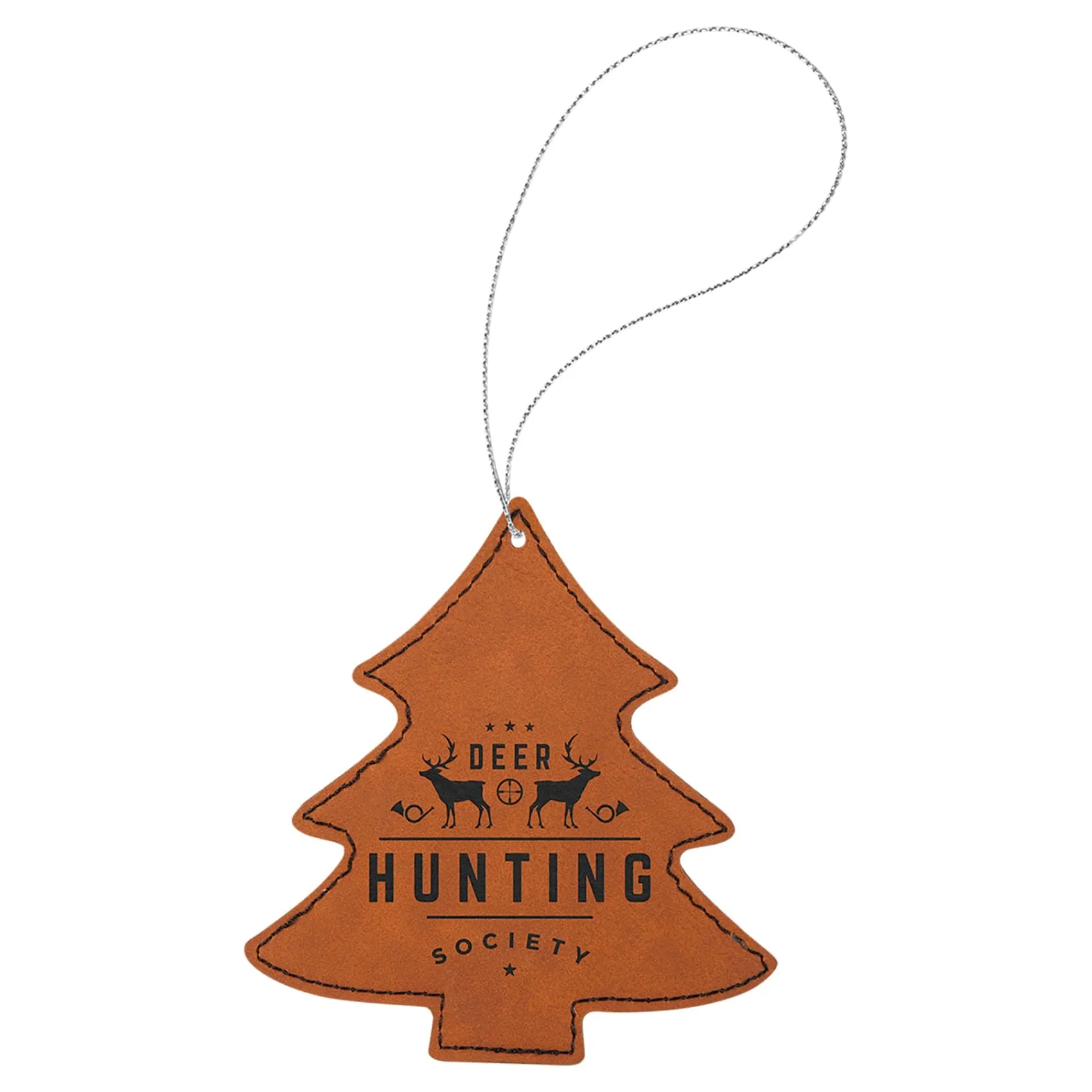 Vegan Leather Ornament - Multiple Shapes