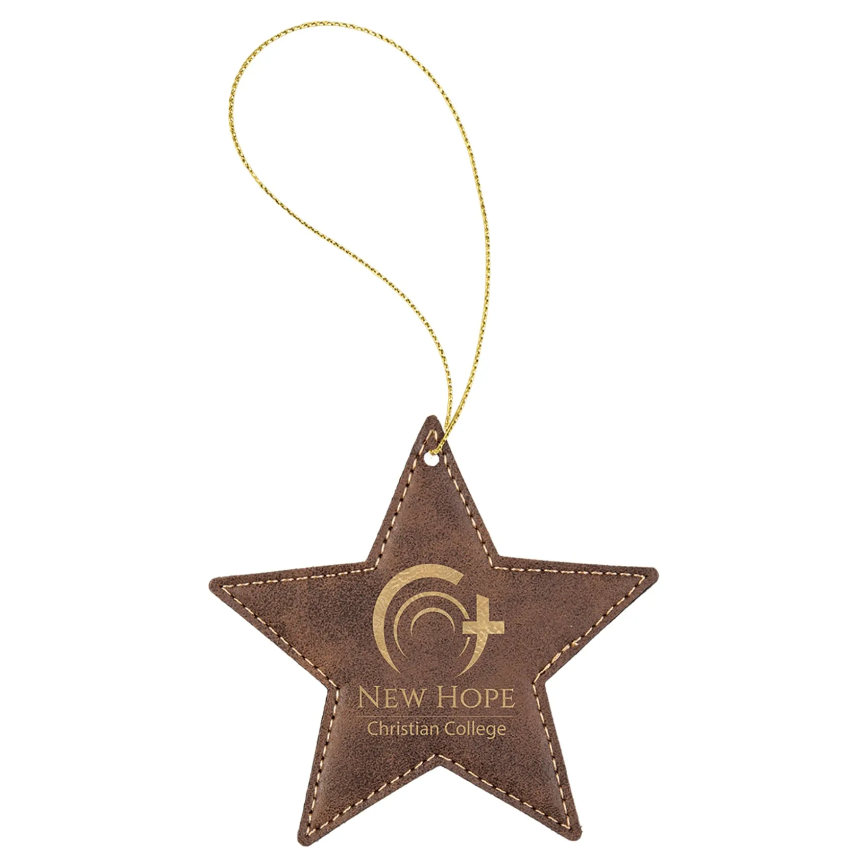 Vegan Leather Ornament - Multiple Shapes