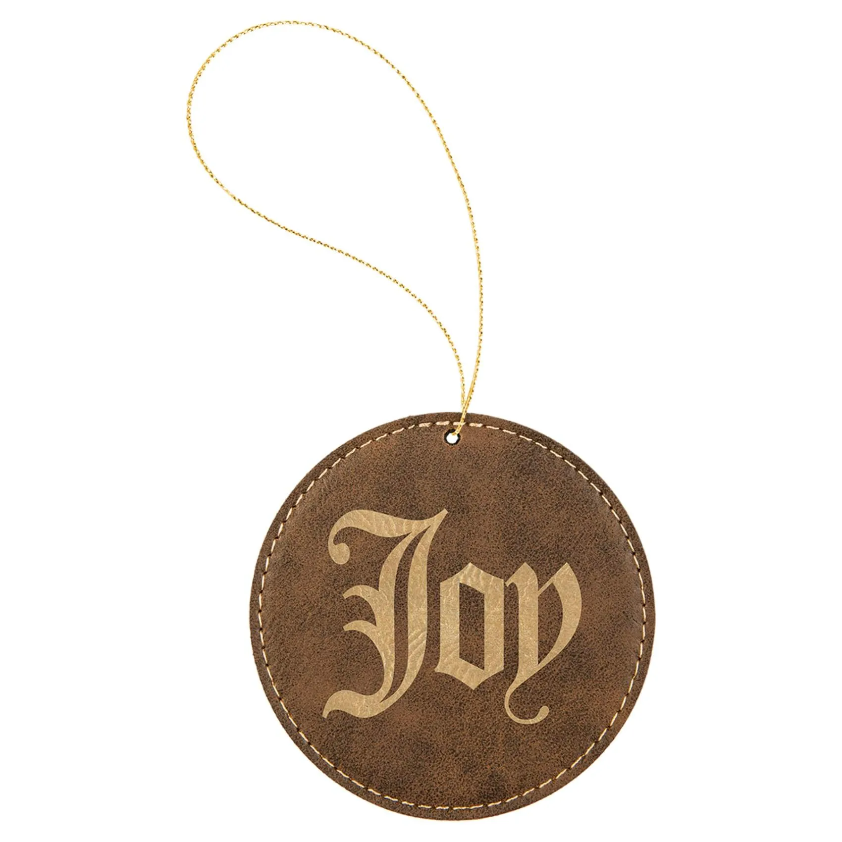 Vegan Leather Ornament - Multiple Shapes