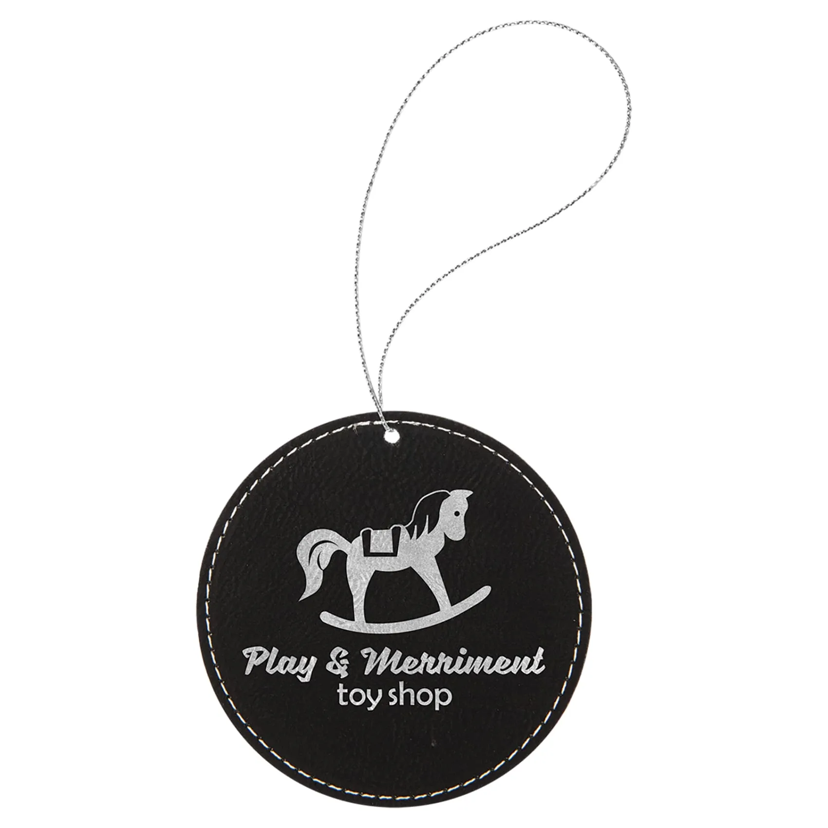 Vegan Leather Ornament - Multiple Shapes