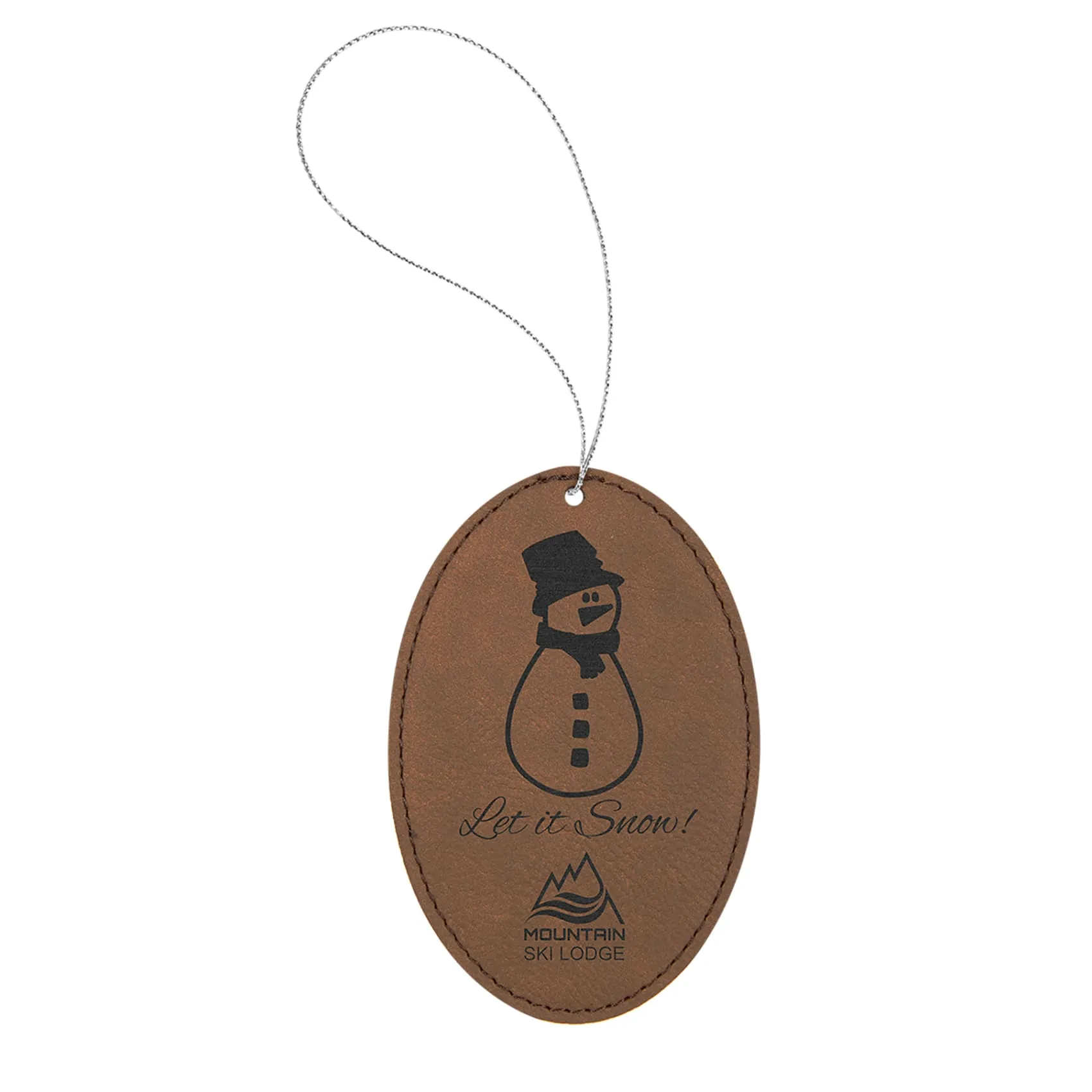 Vegan Leather Ornament - Multiple Shapes