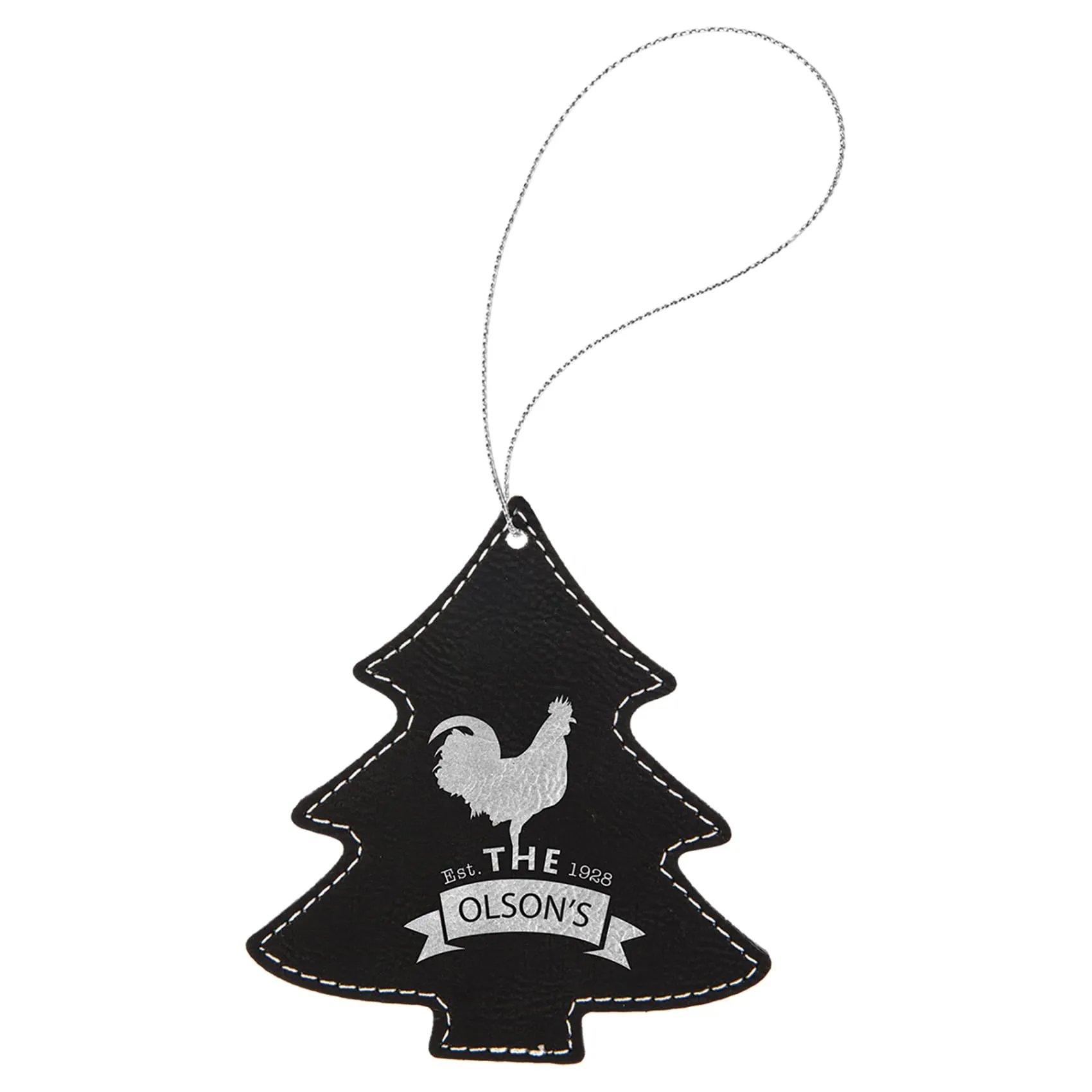 Vegan Leather Ornament - Multiple Shapes
