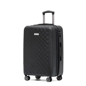Venice 25 Inch Medium Suitcase Black