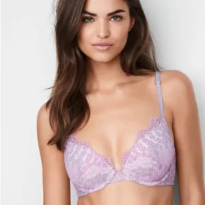 Victoria Secret Dream Angels Push-up Bra Lilac Floral Spring Collection NWT