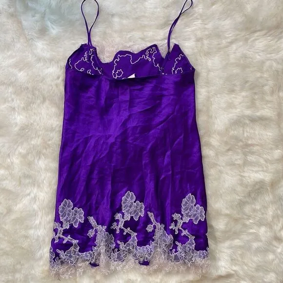Victoria’s Secret Slip Night Gown Lace Satin Lilac small night sexy purple small