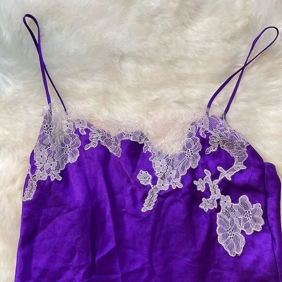Victoria’s Secret Slip Night Gown Lace Satin Lilac small night sexy purple small