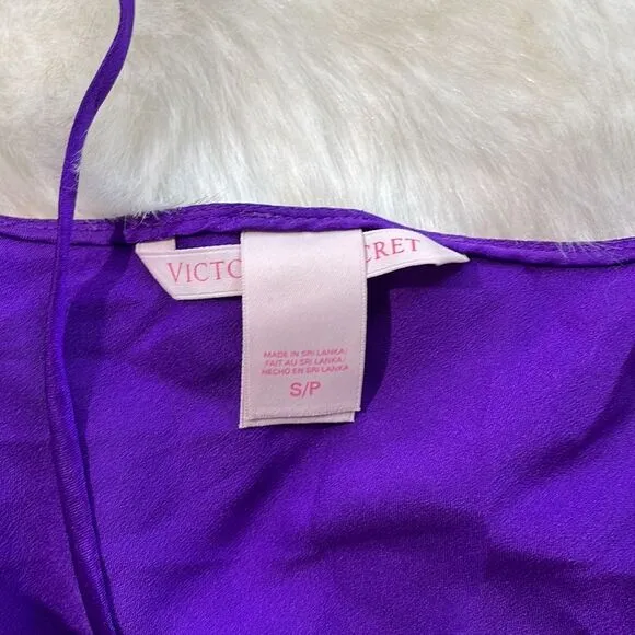 Victoria’s Secret Slip Night Gown Lace Satin Lilac small night sexy purple small