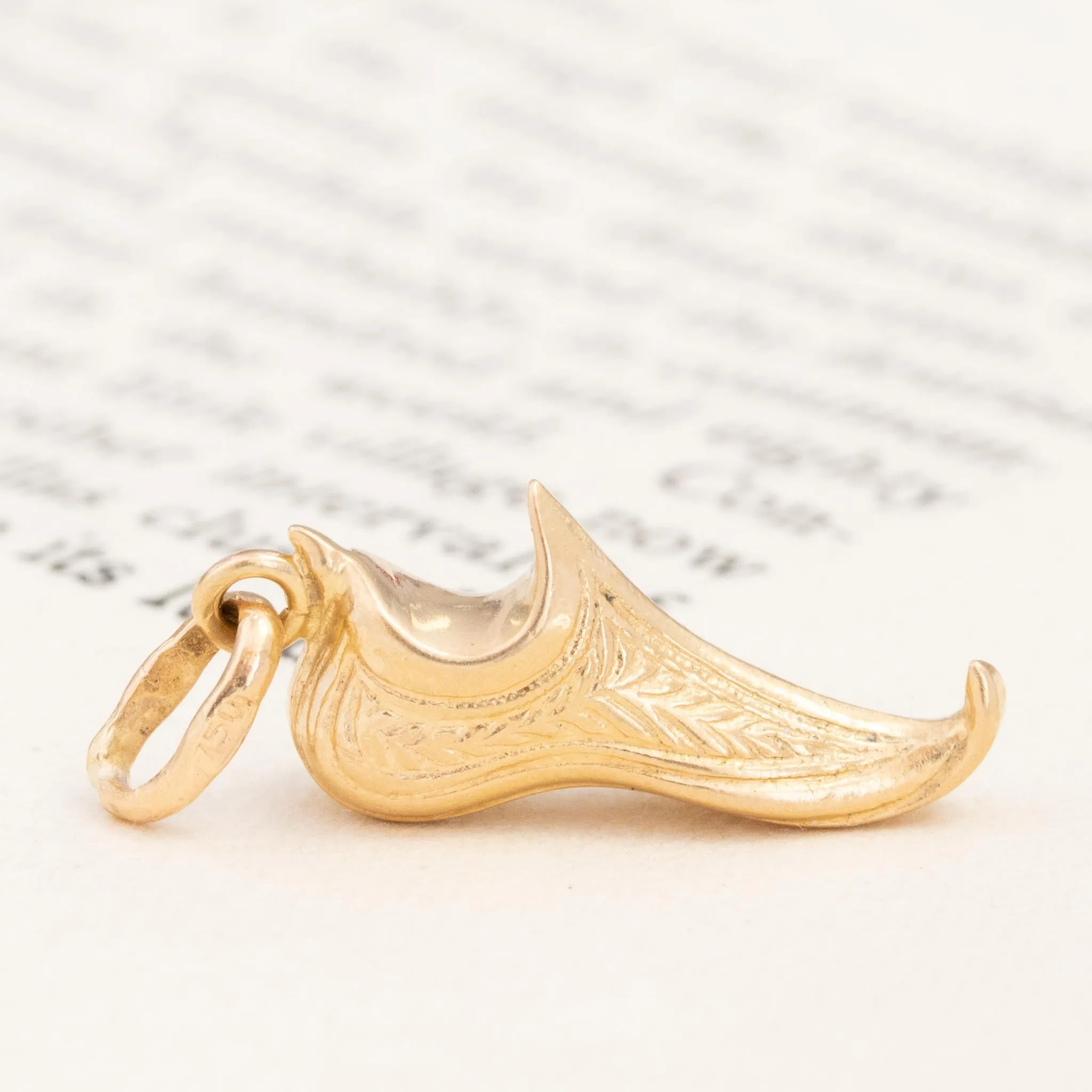 Vintage Slipper Charm