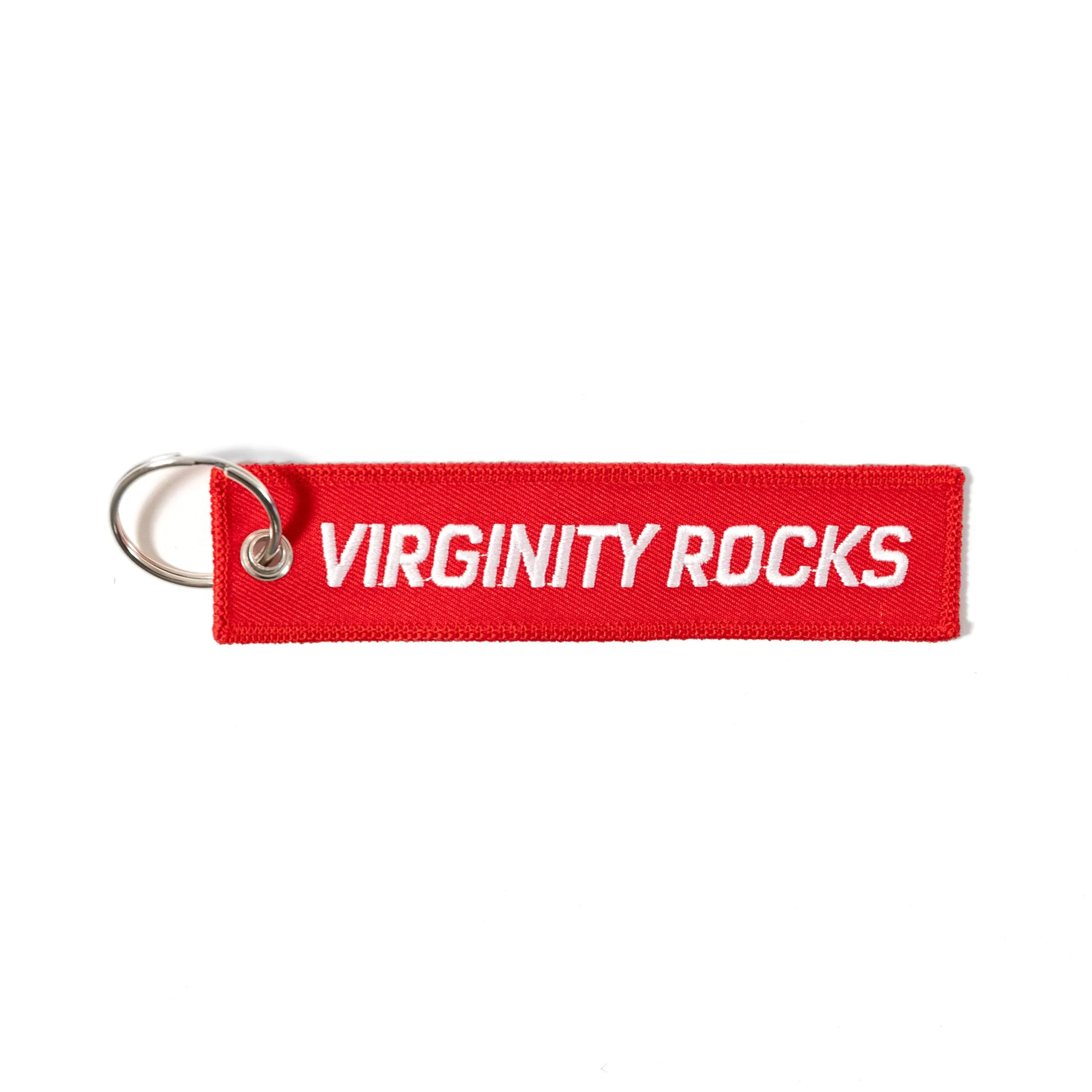 Virginity Rocks Red Flight Tag