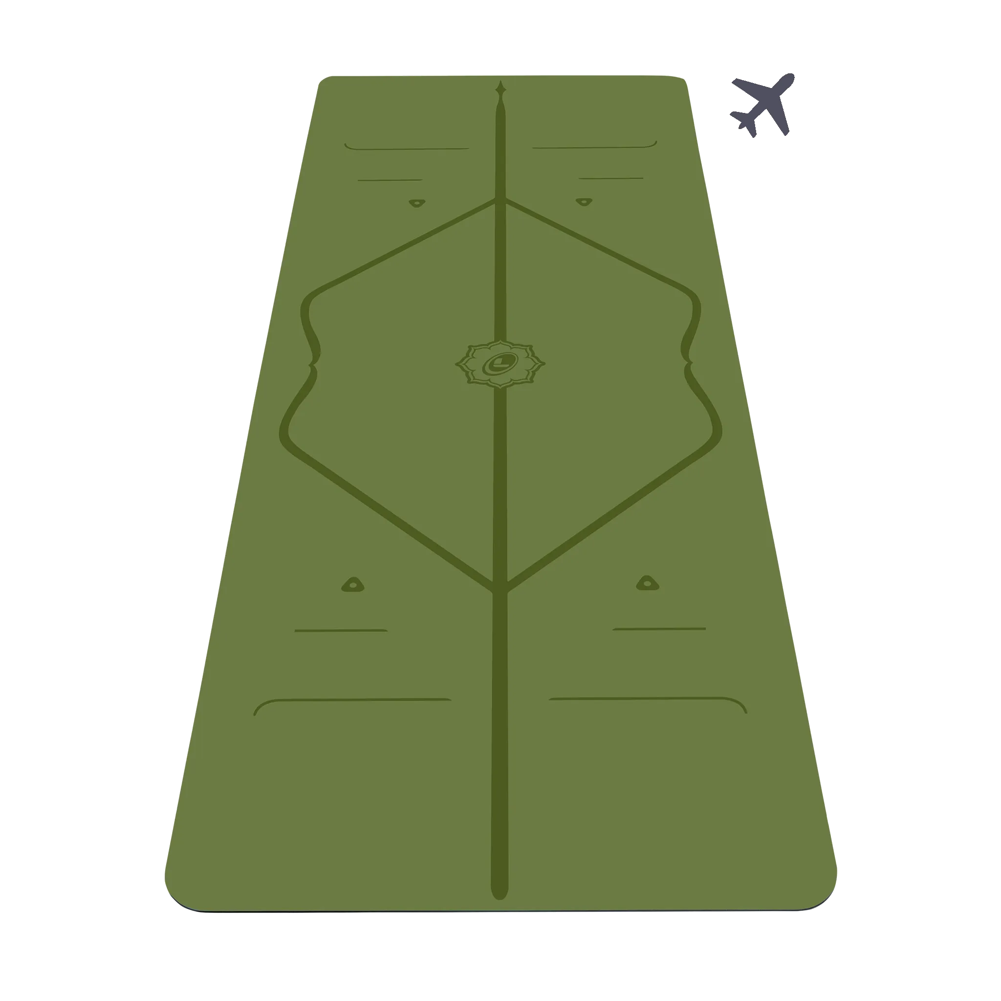 VNP Liforme Classic Travel Yoga Mat Olive - Factory Second