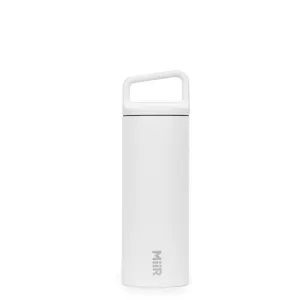 Water bottle, Wide, White, 20oz