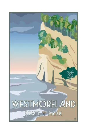 Westmoreland Virginia State Park Travel Print 11 x 17