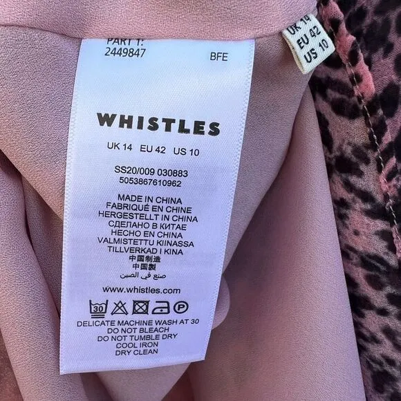 **** Whistles Wild Cat Print Skirt (R)