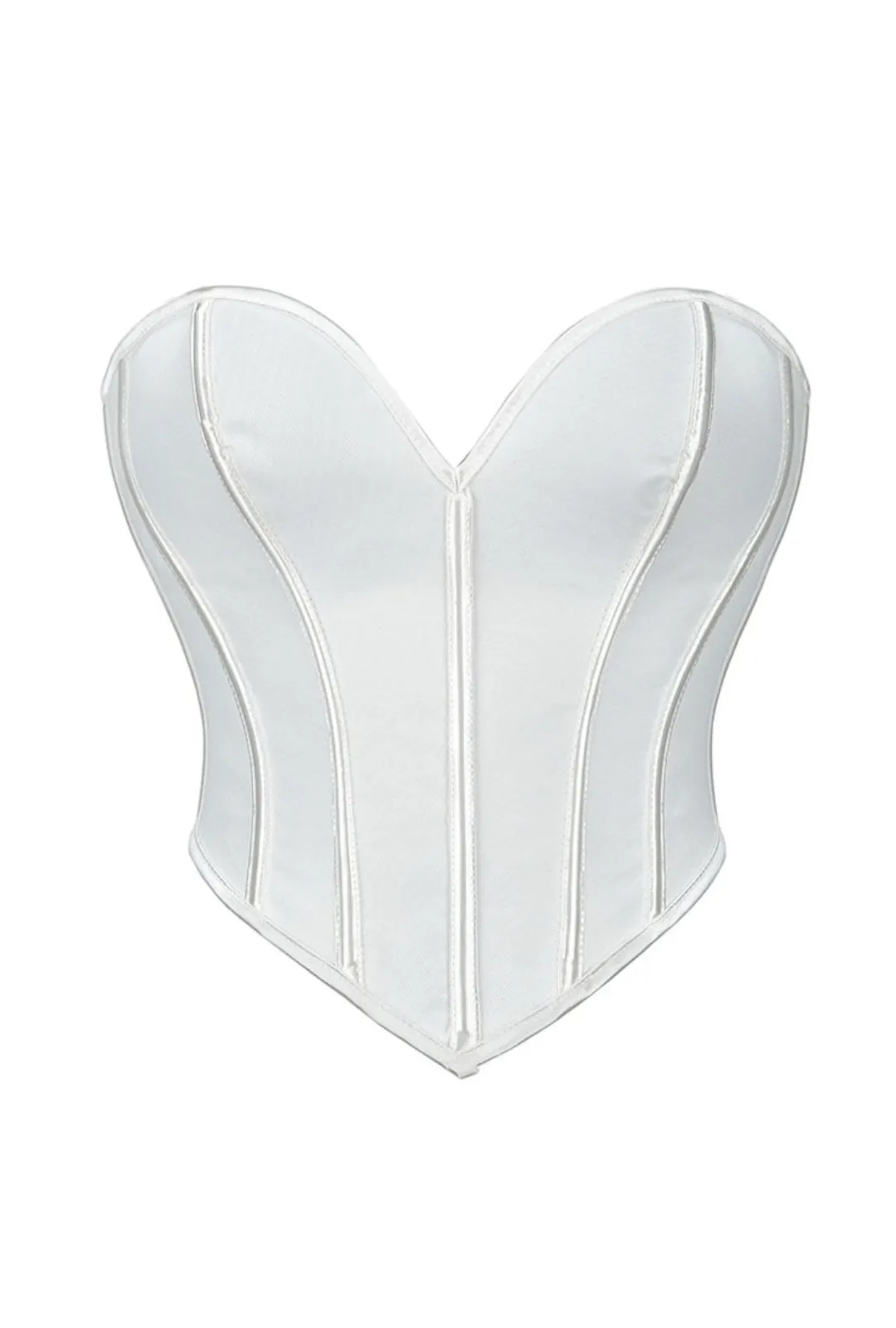 White Heart Shaped Corset