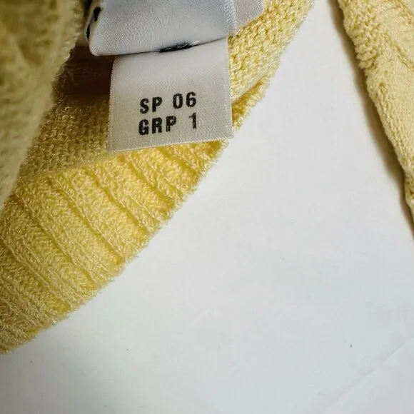 Y2K St John Sport Sz M Cardigan Tank Set Top Twin Cream Quiet Luxury Wool Blend‎