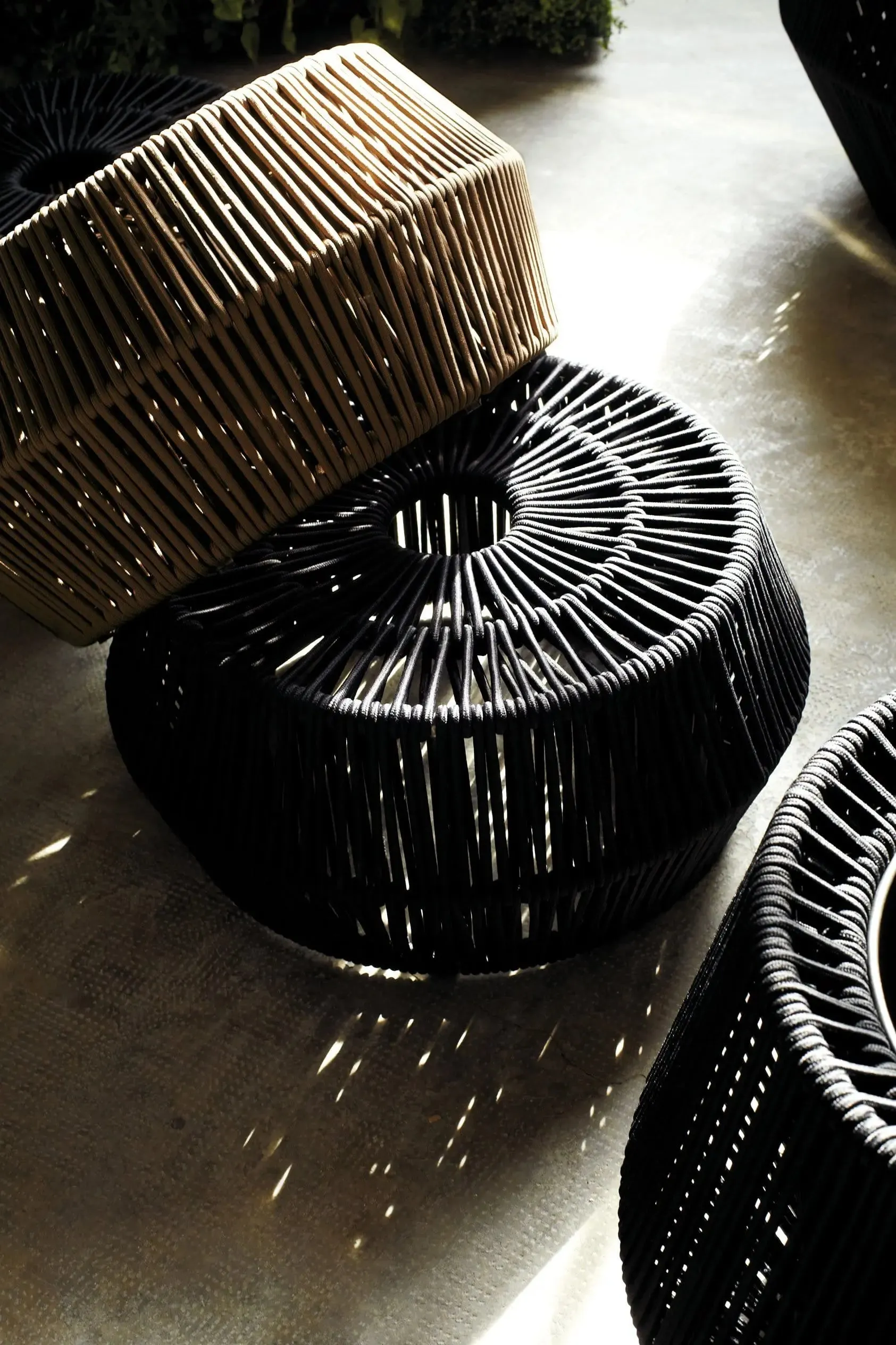 ZigZag Outdoor Pouf