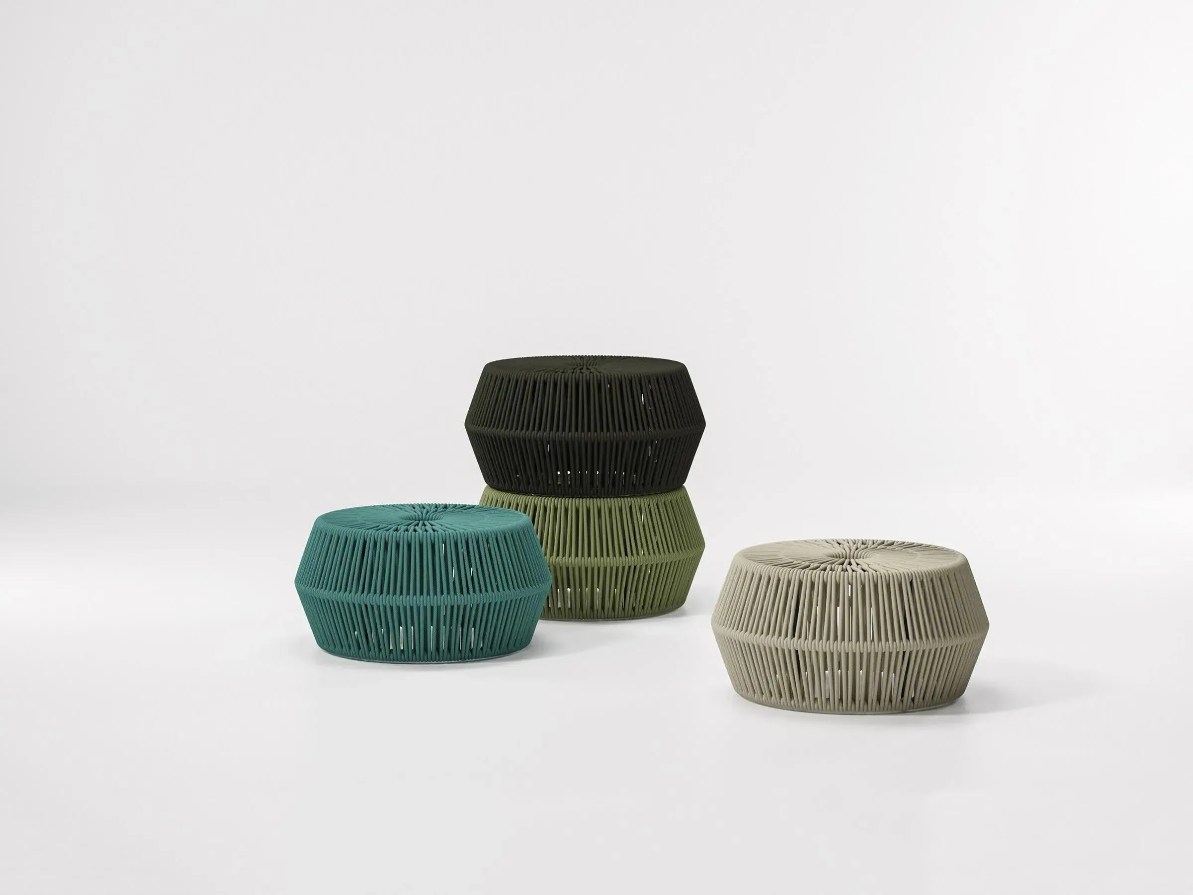 ZigZag Outdoor Pouf